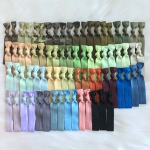 75 Elastic Hair Ties